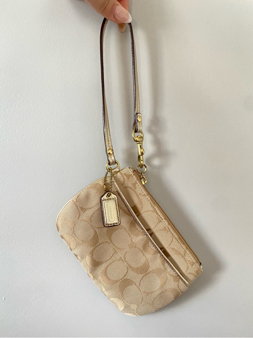 Y2K COACH- SIGNATURE  COIN PURSE